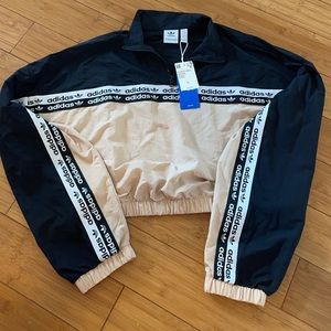 NWT Adidas Cropped Windbreaker